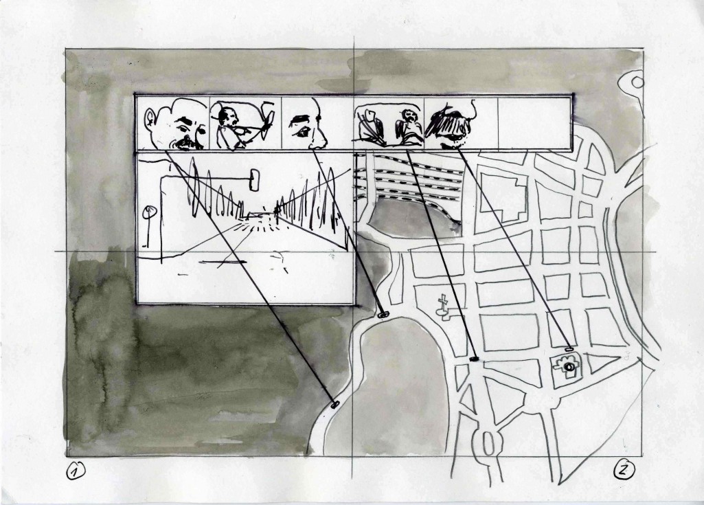 Anfang assoziatives Storyboard I.Krötsch