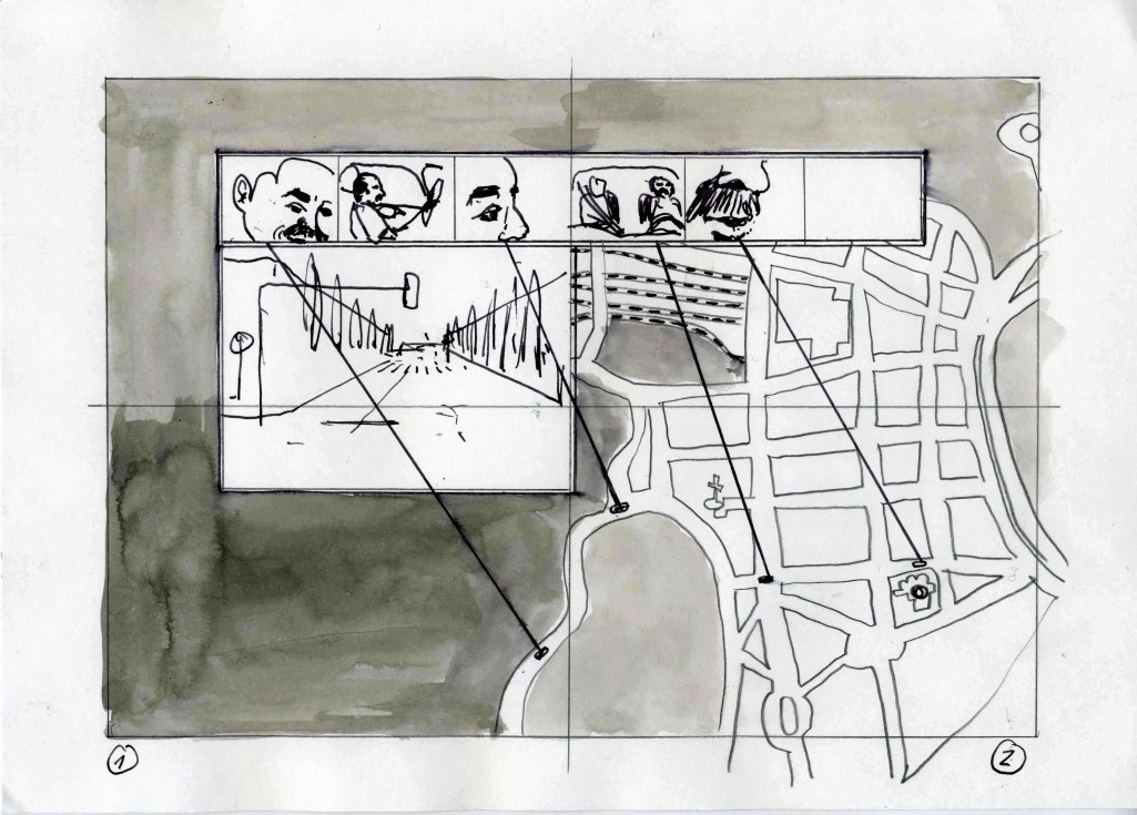 Anfang assoziatives Storyboard I.Krötsch